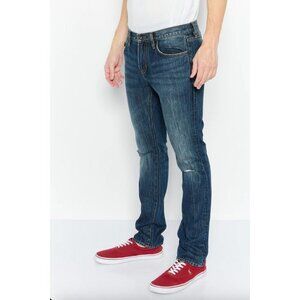John Varvatos Bowery Slim Straight Jeans Denim Dark Navy Mens Size 32